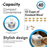 3 Qt. White Electric Multicooker