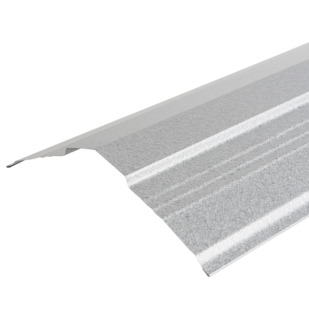 Metal Sales Universal Ridge 14-in x 126-in Galvalume 29-Gauge Steel Roof Panel Ridge Cap