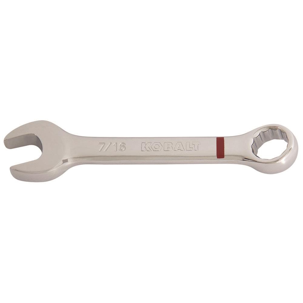 Kobalt 7/16-in 12-Point Standard (SAE) Standard Combination Wrench