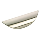 Richelieu Swansea 1-1/4-in (32mm) Center to Center Brushed Nickel Oval Finger Drawer Pull