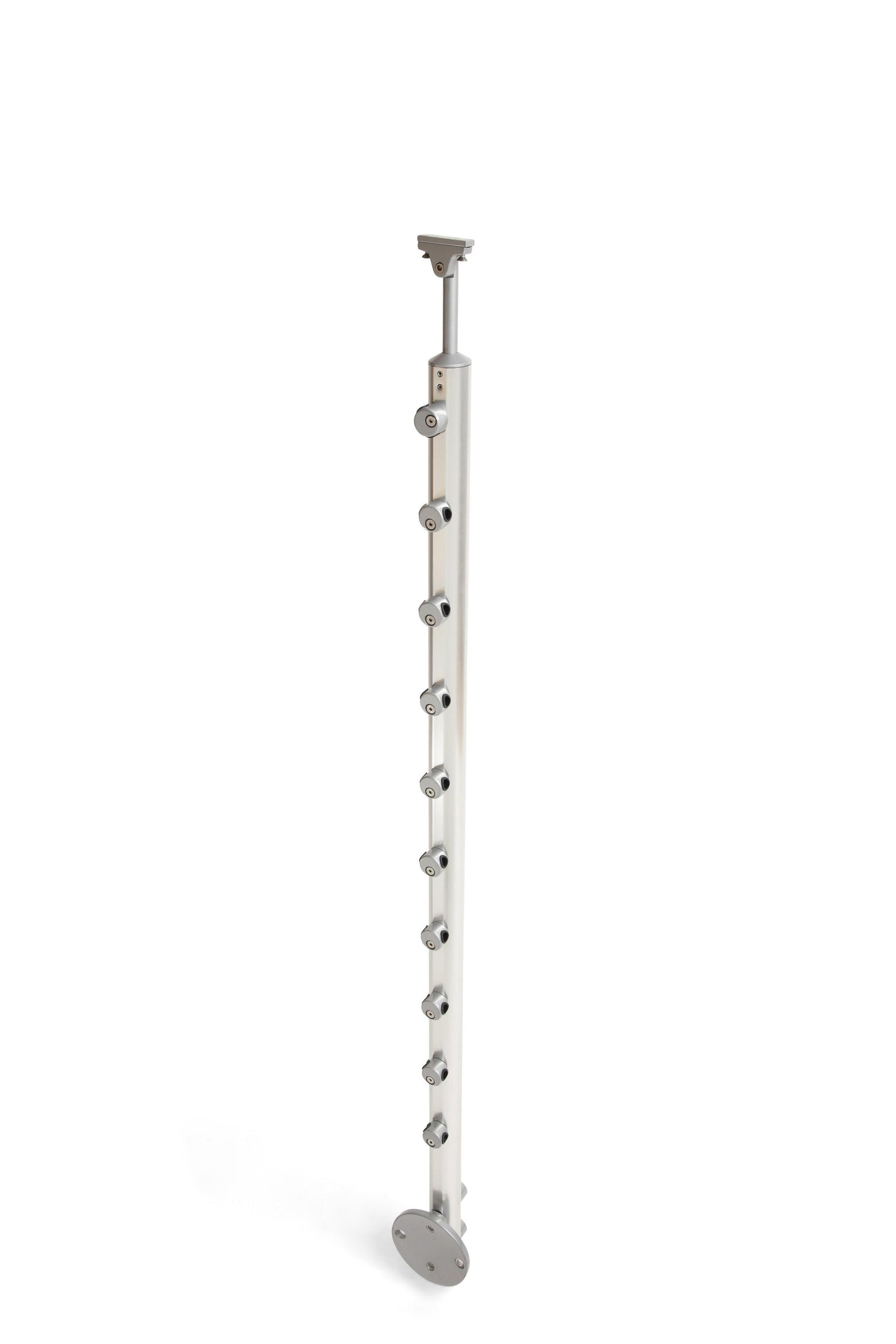 DOLLE 4-1/4-in x 42-in Prova Brushed Aluminum Round Deck Baluster