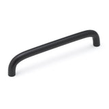 Richelieu Livingston 5-1/16-in (128mm) Center to Center Matte Black Cylindrical Handle Drawer Pull