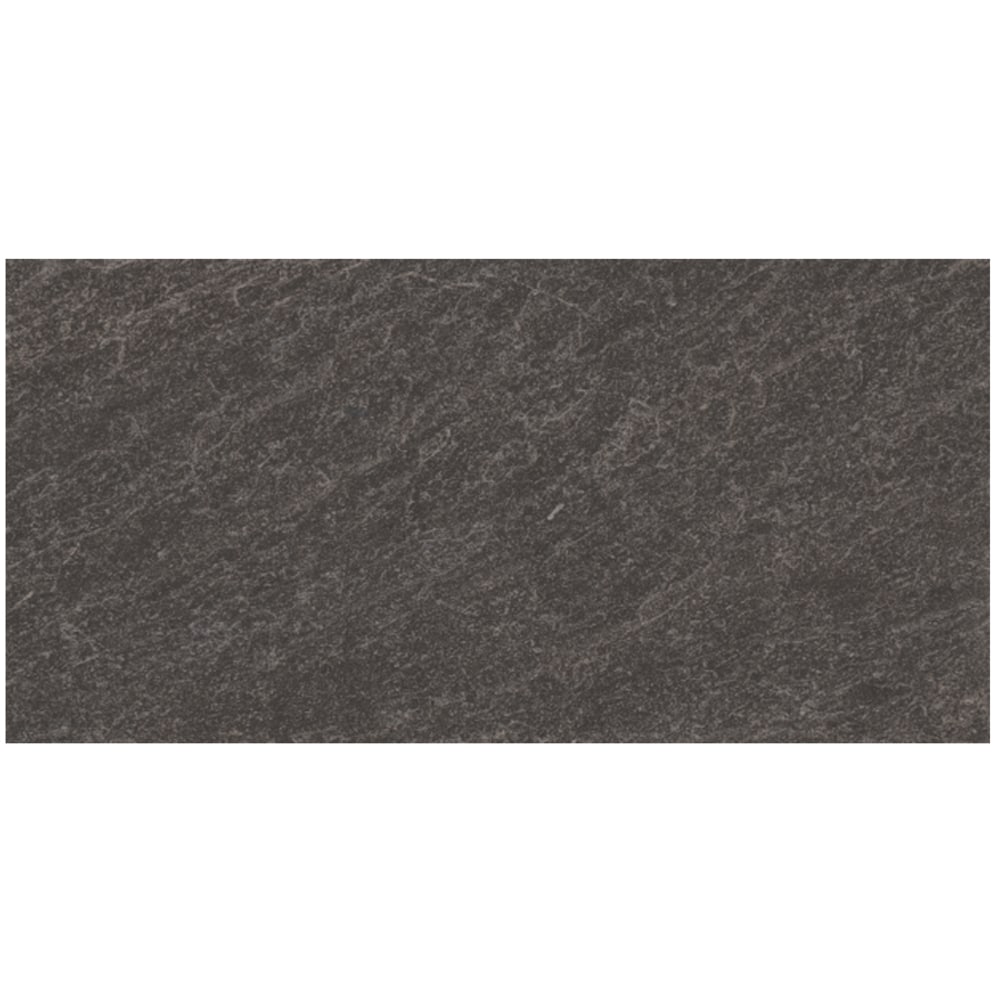Style Selections Galvano Charcoal 12-in x 24-in Porcelain Granite Tile (Common: 12-in x 24-in; Actual: 11.85-in x 23.85-in)