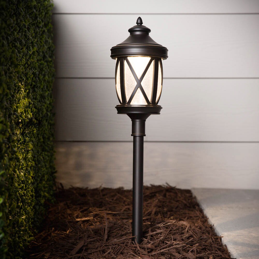 Portfolio 4-Watt Bronze Low Voltage LED Path Light