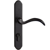 Pella Rolscreen 36-in x 81-in Black Full-View Retractable Screen Aluminum Storm Door