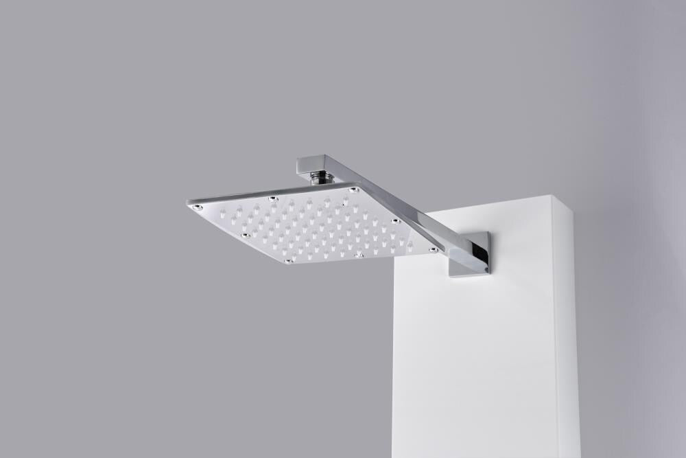 ANZZI Vega White 3-Spray Shower Panel System (Valve Included)
