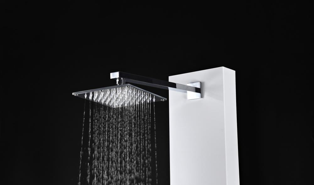 ANZZI Vega White 3-Spray Shower Panel System (Valve Included)