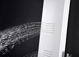 ANZZI Vega White 3-Spray Shower Panel System (Valve Included)