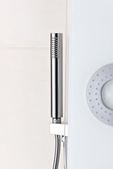 ANZZI Lynn White 3-Spray Shower Panel System with Valve, Hand Sprayer & Body Jets
