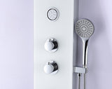 ANZZI Savannah White 3-Spray Shower Panel System (Valve Included)