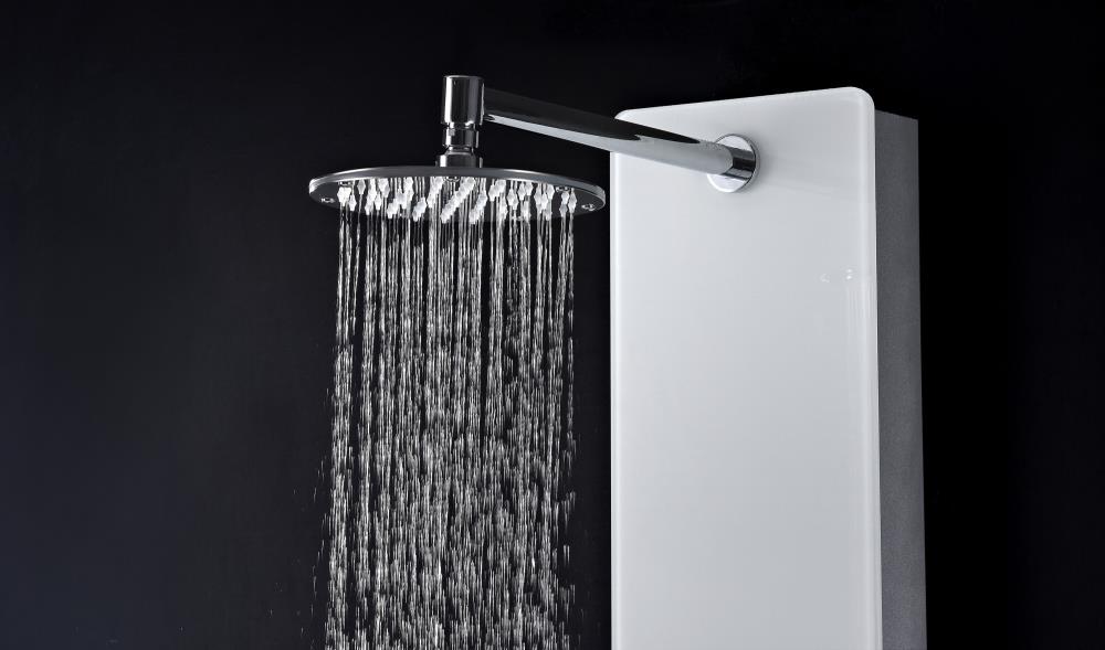 ANZZI Savannah White 3-Spray Shower Panel System (Valve Included)
