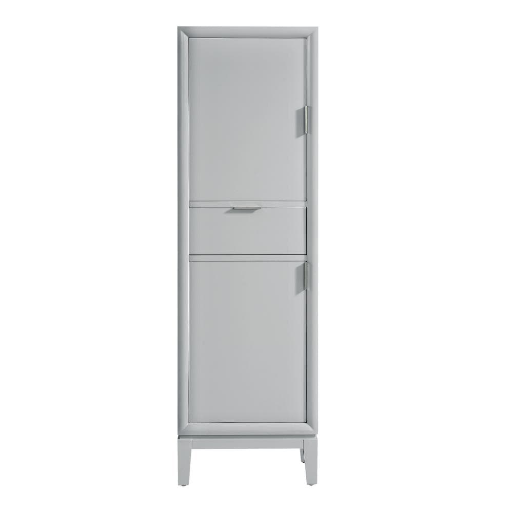 Avanity Emma 20-in W x 65-in H x 15-in D Dove Gray Plywood Freestanding Linen Cabinet