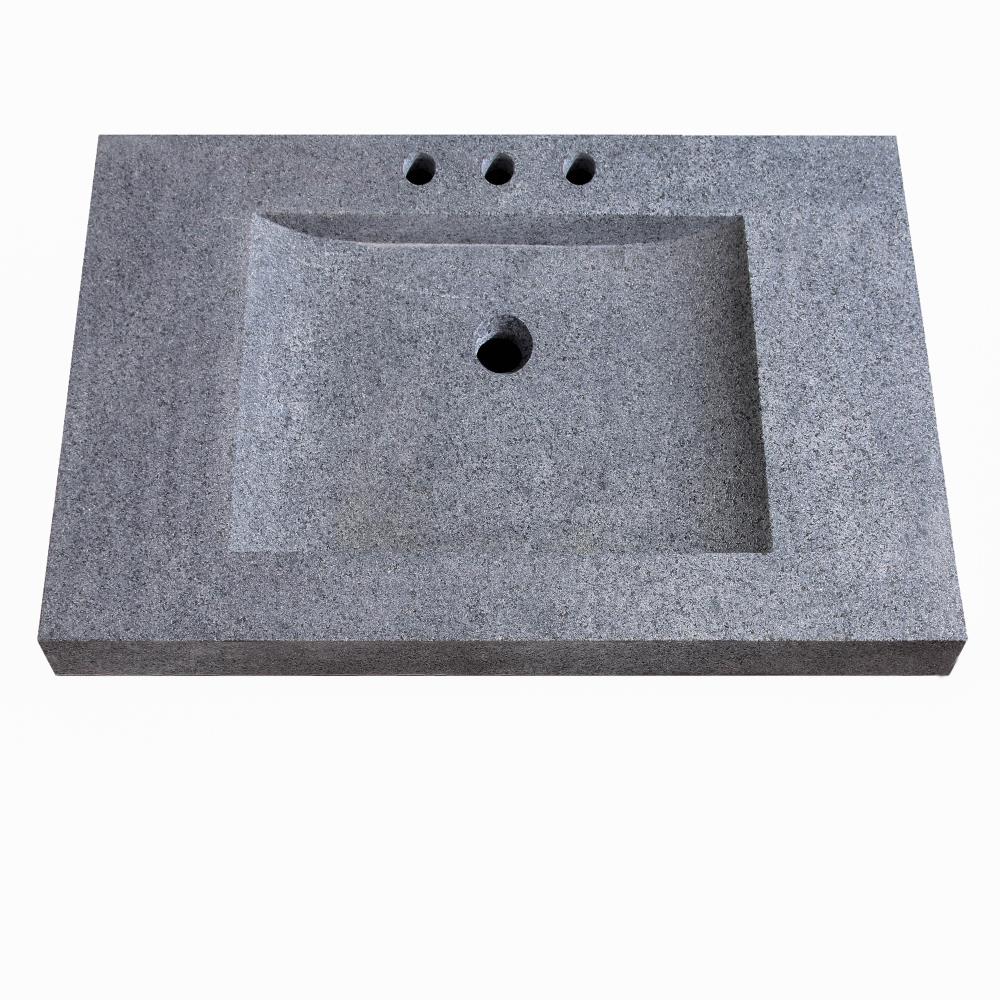 Avanity 43-in Gray Granite Bathroom Vanity Top with Integral Single Sink