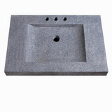 Avanity 43-in Gray Granite Bathroom Vanity Top with Integral Single Sink
