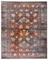 Safavieh Vintage Persian Tulac 8 x 10 Brown/Multi Indoor Distressed/Overdyed Vintage Area Rug