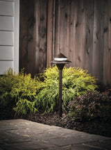 Kichler 3-Watt Olde Bronze Low Voltage Hardwired LED Path Light, 200 Lumens, 3000K