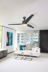 Harbor Breeze Fairwind 60-in Galvanized LED Indoor/Outdoor Ceiling Fan with Remote (3-Blade)