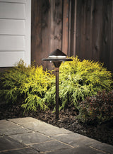 Kichler 3-Watt Olde Bronze Low Voltage Hardwired LED Path Light, 200 Lumens, 3000K