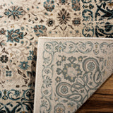 Safavieh Serenity Pasquale 8 x 10 Beige/Blue Indoor Floral/Botanical Vintage Area Rug