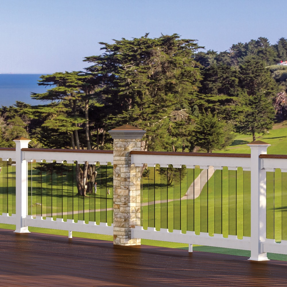 Deckorators 8.31-in x 8.31-in x 4-1/2-ft Beige Deck Post Sleeve