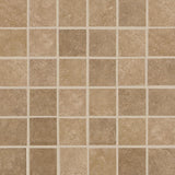 American Olean Weddington Russet 3-in x 6-in Glazed Ceramic Uniform Squares Mosaic Floor and Wall Tile Sample