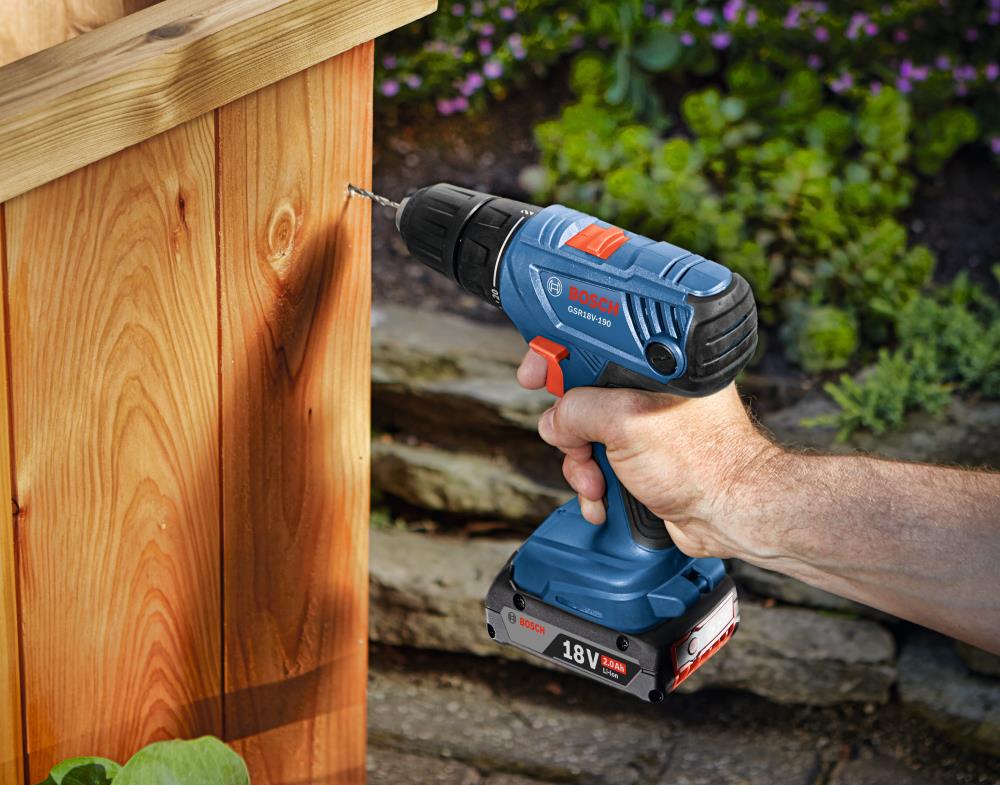 Bosch GXL18V-26B22 18V 2-Tool Cordless Combo Kit with Soft Case, Charger, and (2) 2.0Ah Batteries
