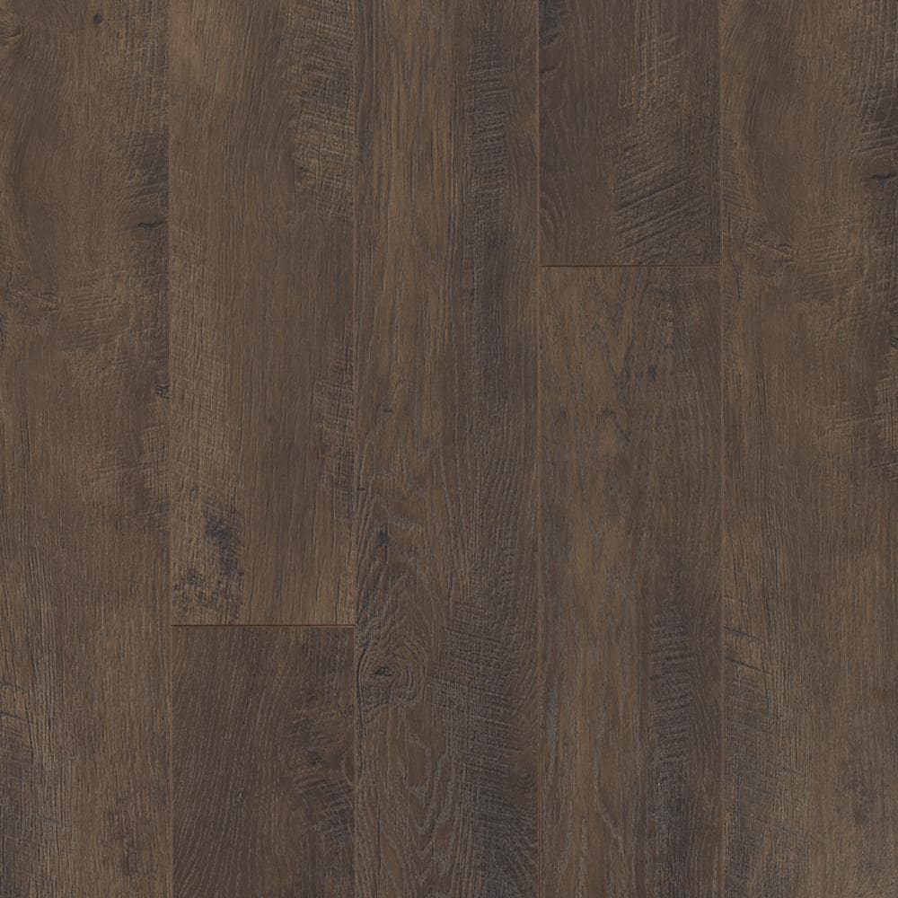 QuickStep Studio + Spill Repel Frontier Oak 6.14-in W x 47.24-in L Embossed Wood Plank Laminate Flooring