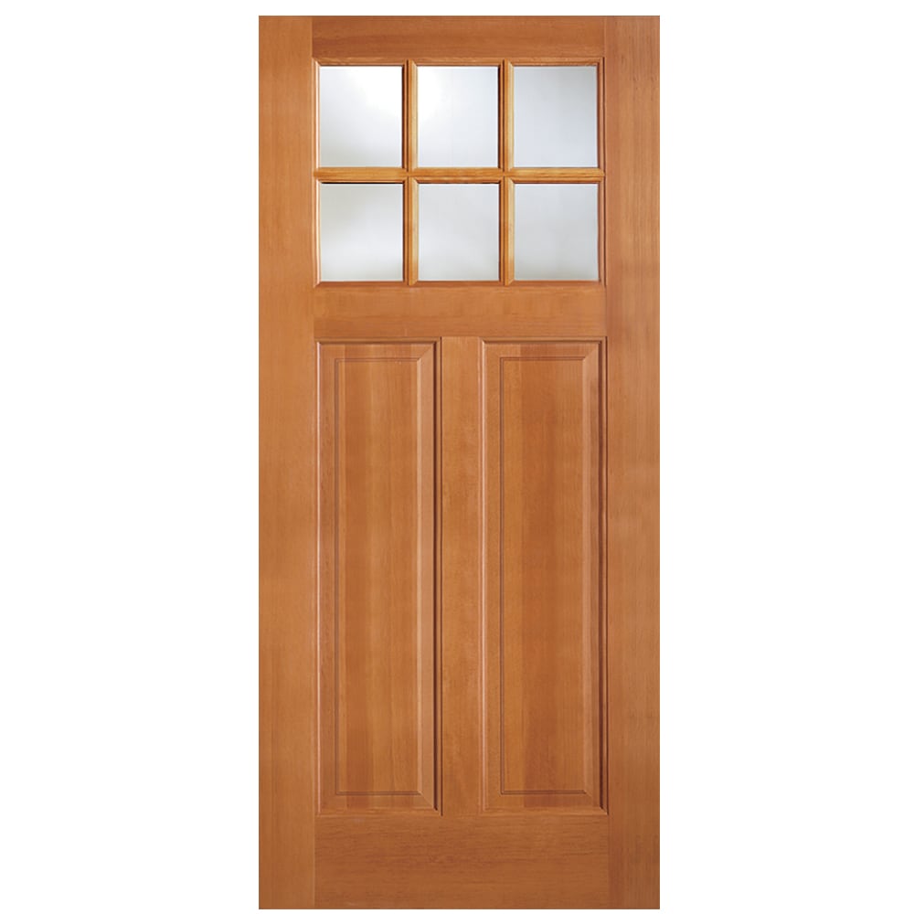 SIMPSON 36-in x 80-in Wood 1/4 Lite Unfinished Front Door Slab