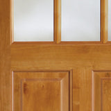 SIMPSON 36-in x 80-in Unfinished Wood Front Door with Clear Glass