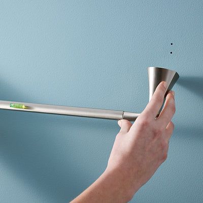 Moen Lindor 24-in Brushed Nickel Wall Mount Single Towel Bar