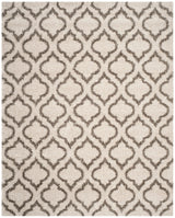 Safavieh Hudson Tensas Shag 9 x 12 Ivory/Gray Indoor Trellis Area Rug