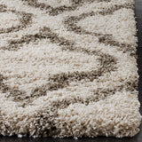 Safavieh Hudson Tensas Shag 9 x 12 Ivory/Gray Indoor Trellis Area Rug