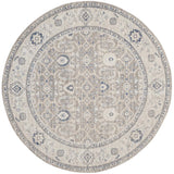 Safavieh Patina Mimue 7 x 7 Taupe/Ivory Round Indoor Abstract Vintage Area Rug