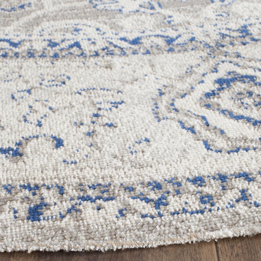 Safavieh Patina Mimue 7 x 7 Taupe/Ivory Round Indoor Abstract Vintage Area Rug