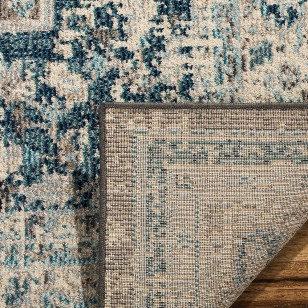 Safavieh Phoenix Nuri 8 x 10 Gray/Blue Indoor Abstract Vintage Area Rug