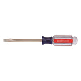 CRAFTSMAN Acetate Handle 3/16-in Slotted Screwdriver, 4-in Shaft