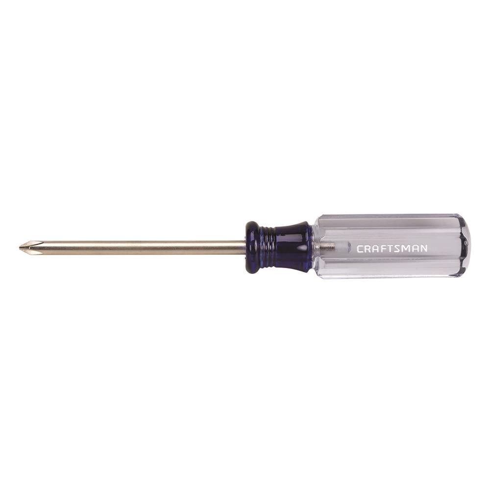 CRAFTSMAN Acetate Handle #1 x 3-in Phillips Screwdriver, CMHT65002