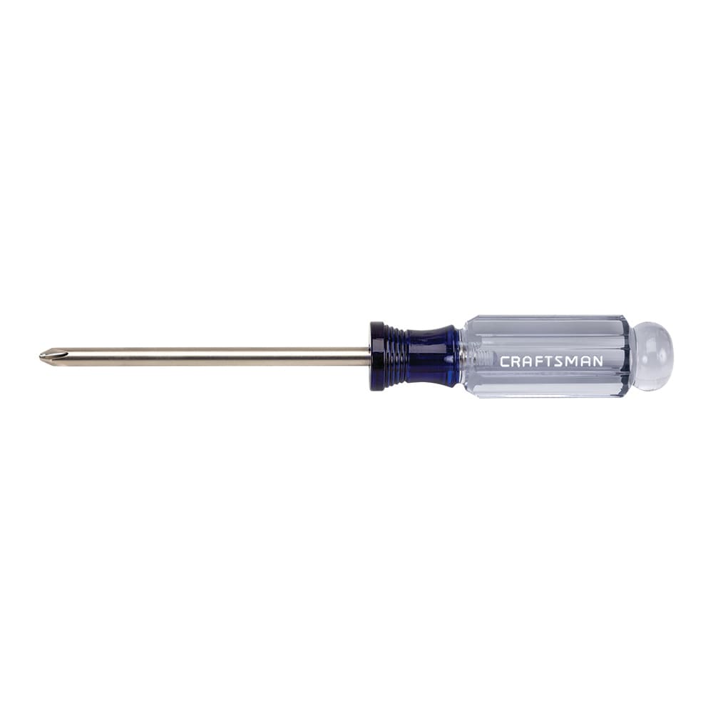 CRAFTSMAN Acetate Handle #2 x 4-in Phillips Screwdriver, CMHT65004