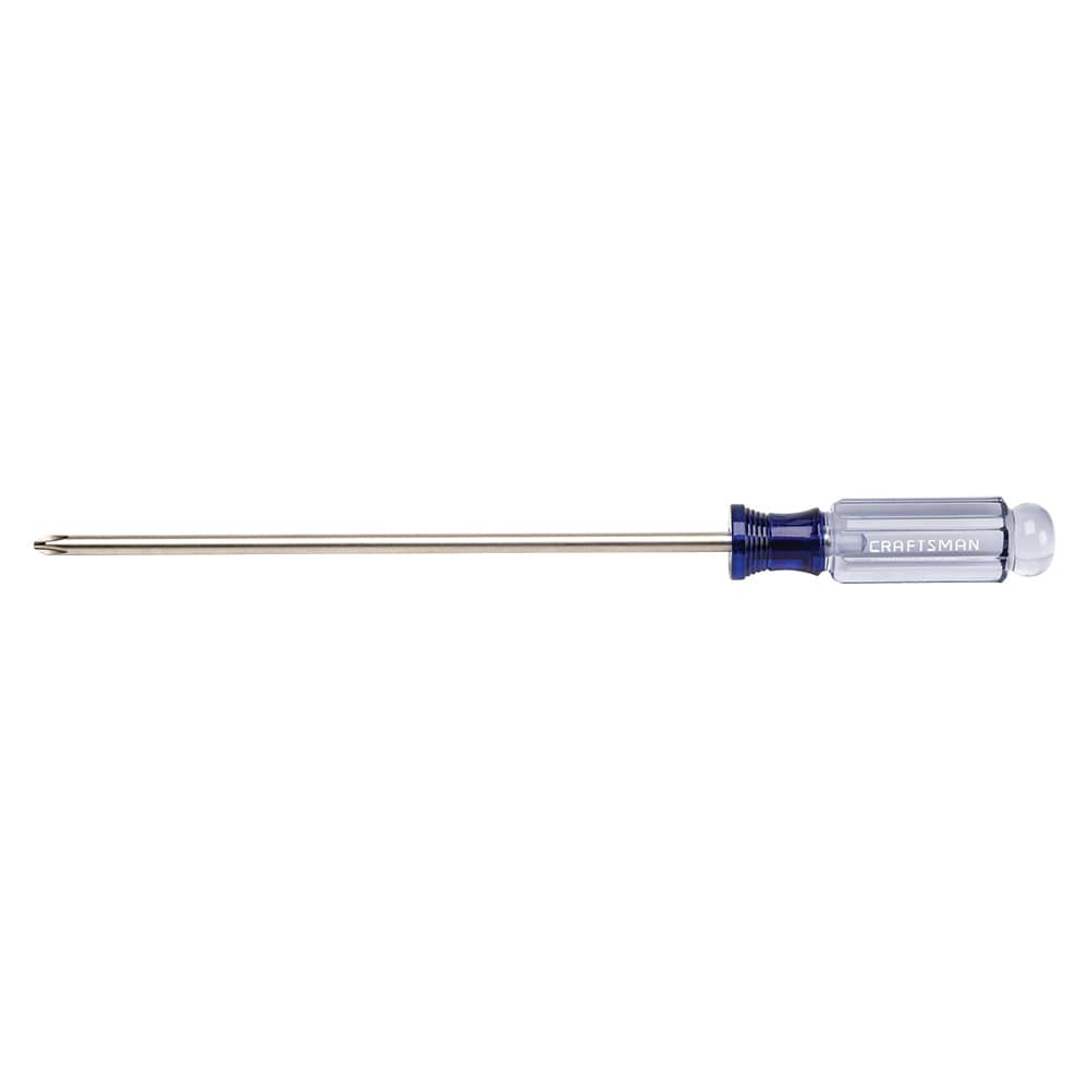 CRAFTSMAN Acetate Handle #2 Phillips Screwdriver, 8-in Shaft