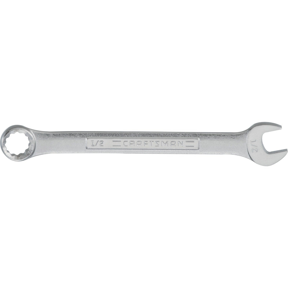 Craftsman 1/2 in. SAE Combination Wrench, 12-Point, Chrome Finish