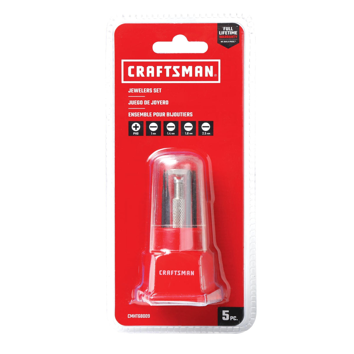 CRAFTSMAN 5-Piece Steel Handle Multi-Bit Screwdriver Set