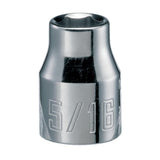 CRAFTSMAN 1-Piece Standard (SAE) 3/8-in Drive 6-Point 5/16-in Shallow Socket