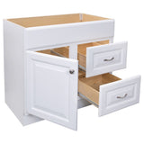 Project Source 36-in White Bathroom Vanity Cabinet (Base Only, Without Top)