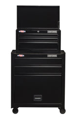 CRAFTSMAN 1000 Series 26.5-in W x 44.25-in H 5-Drawer Ball-Bearing Steel Tool Chest Combo, Black