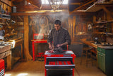 CRAFTSMAN 1000 Series 26.5-in W x 44.25-in H 5-Drawer Ball-Bearing Steel Tool Chest Combo, Black