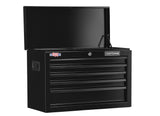 CRAFTSMAN 1000 Series 26-in W x 17.25-in H 5-Drawer Steel Tool Chest (Black) & 57-Piece Household Tool Set with Hard Case