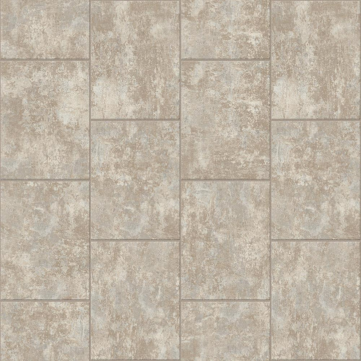 Congoleum DuraStone Chrysalis Free Spirit Vinyl Tile Sample – Gray Stone Look, 4-mil Wear Layer