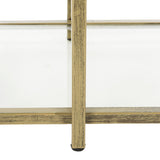 Safavieh Francis French Silver/Clear Metal Etagere