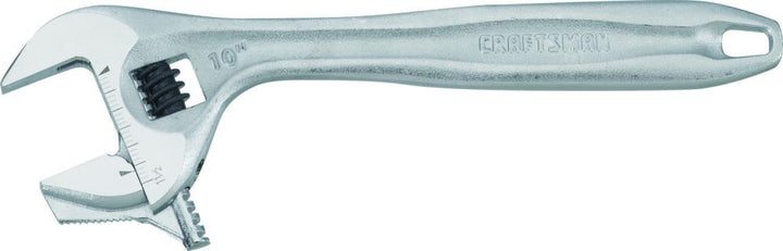 CRAFTSMAN 10-in Steel Reversible Jaw Adjustable Wrench, Individual