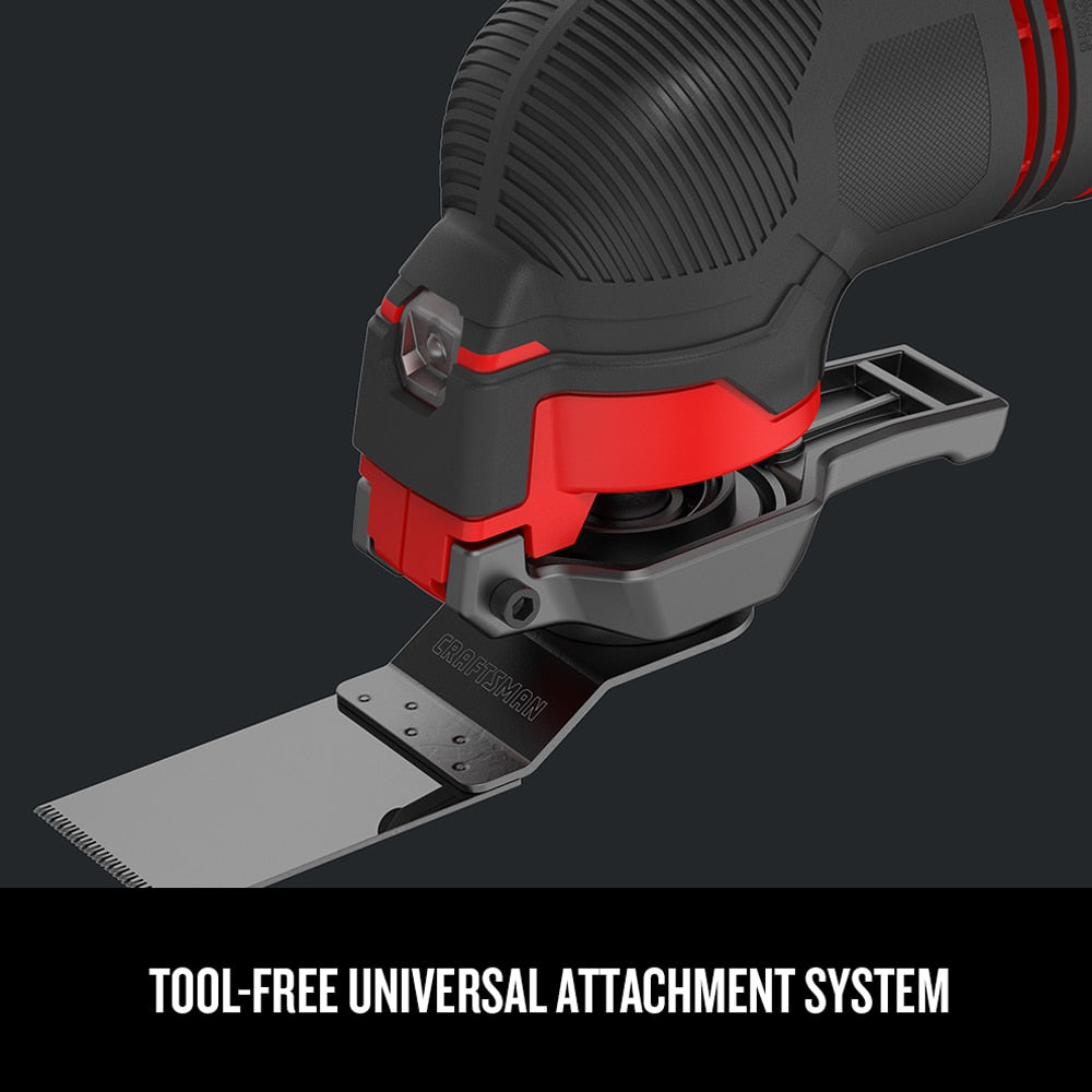 CRAFTSMAN V20 12-Piece 20-Volt Max Cordless Variable-Speed Oscillating Multi-Tool (Tool-Only)